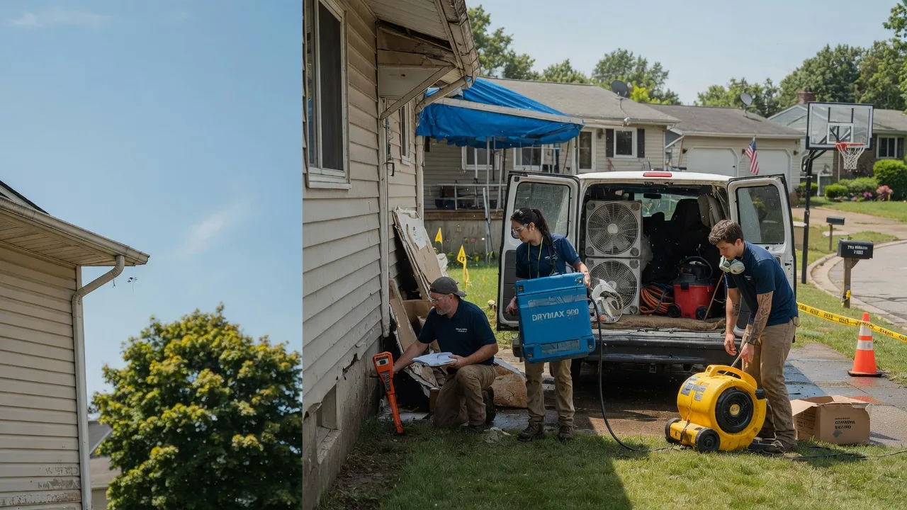 Ceiling Leak Cleanup in Rockton, IL near me